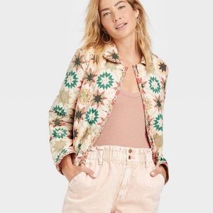 Women’s Quilted Button Up Jacket